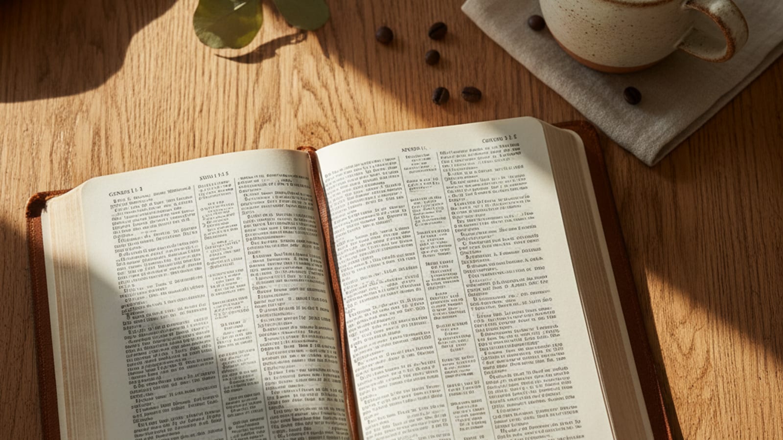 Illustration representing bible reading plan for beginners.