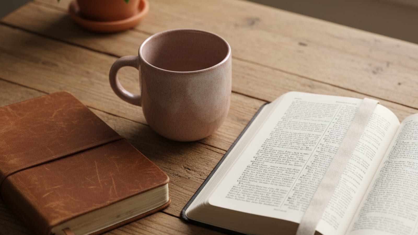 Illustration representing bible reading plan in a year.